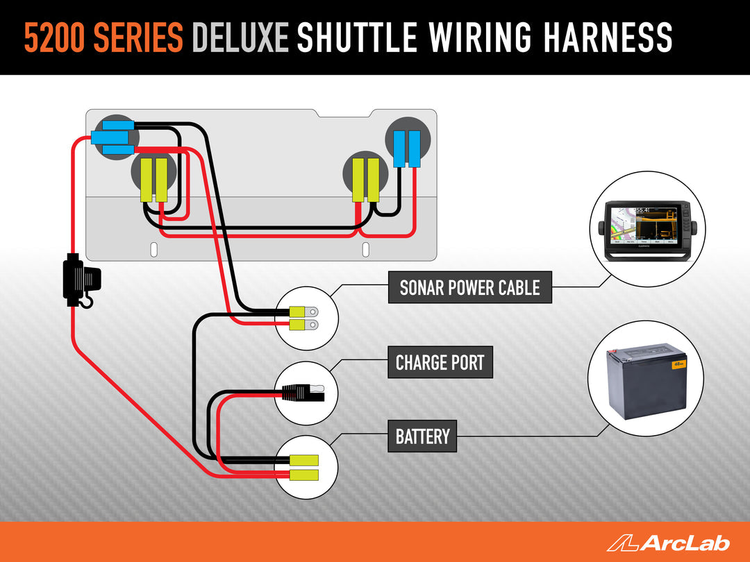 Arclab 5200 SERIES SHUTTLE 12V DELUXE WIRING HARNESS