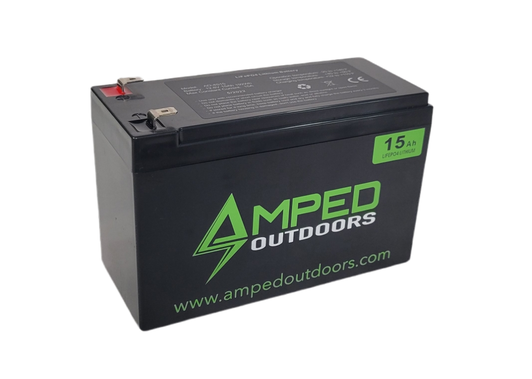 Amped 15Ah Lithium Battery (LiFePO4)