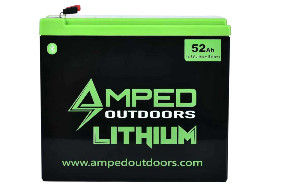 Amped 52ah Lithium Battery (14.8V NMC) with Charger