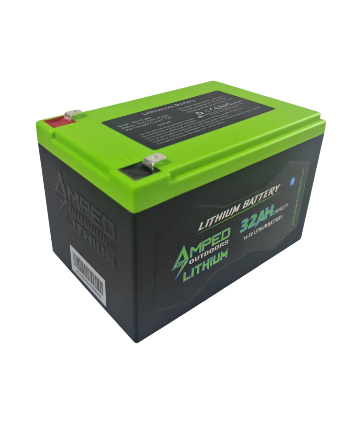 32Ah Lithium Battery (14.8V NMC) with Charger (Bluetooth)