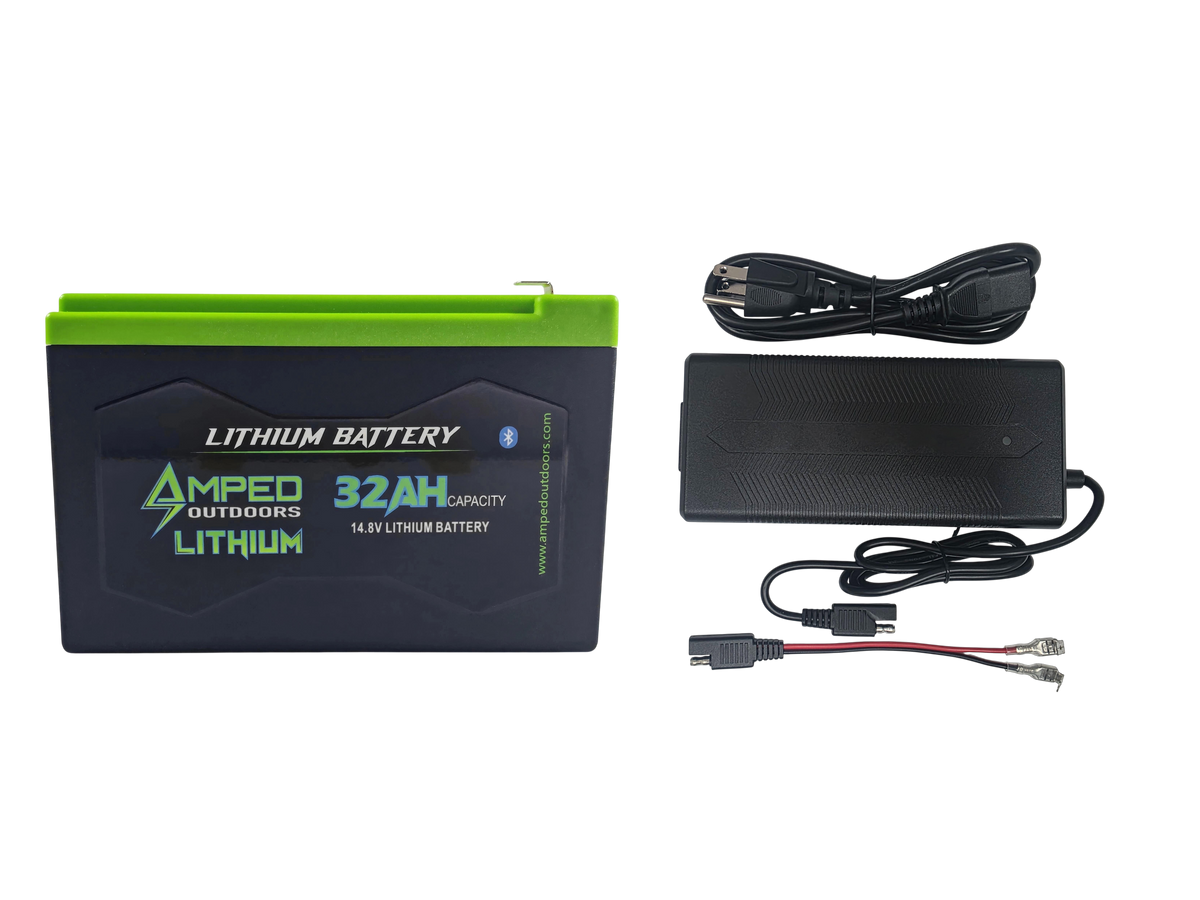 32Ah Lithium Battery (14.8V NMC) with Charger (Bluetooth)
