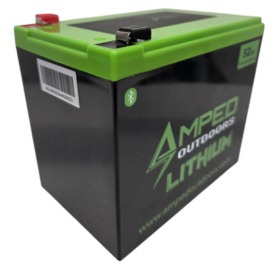 Amped 52ah Lithium Battery (14.8V NMC) with Charger
