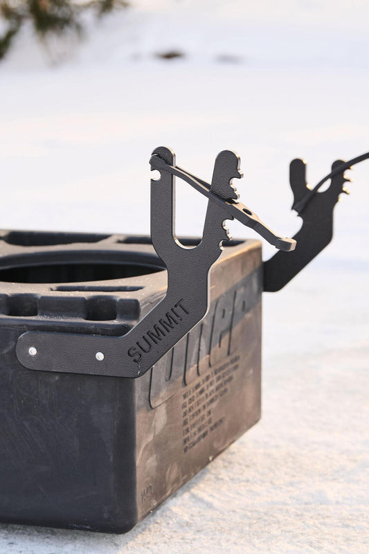 Sonar Sled Auger Rack