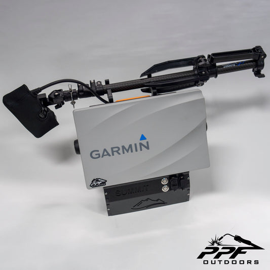 Complete Summit Ice Fishing Bundle with Garmin Livescope (assembled)