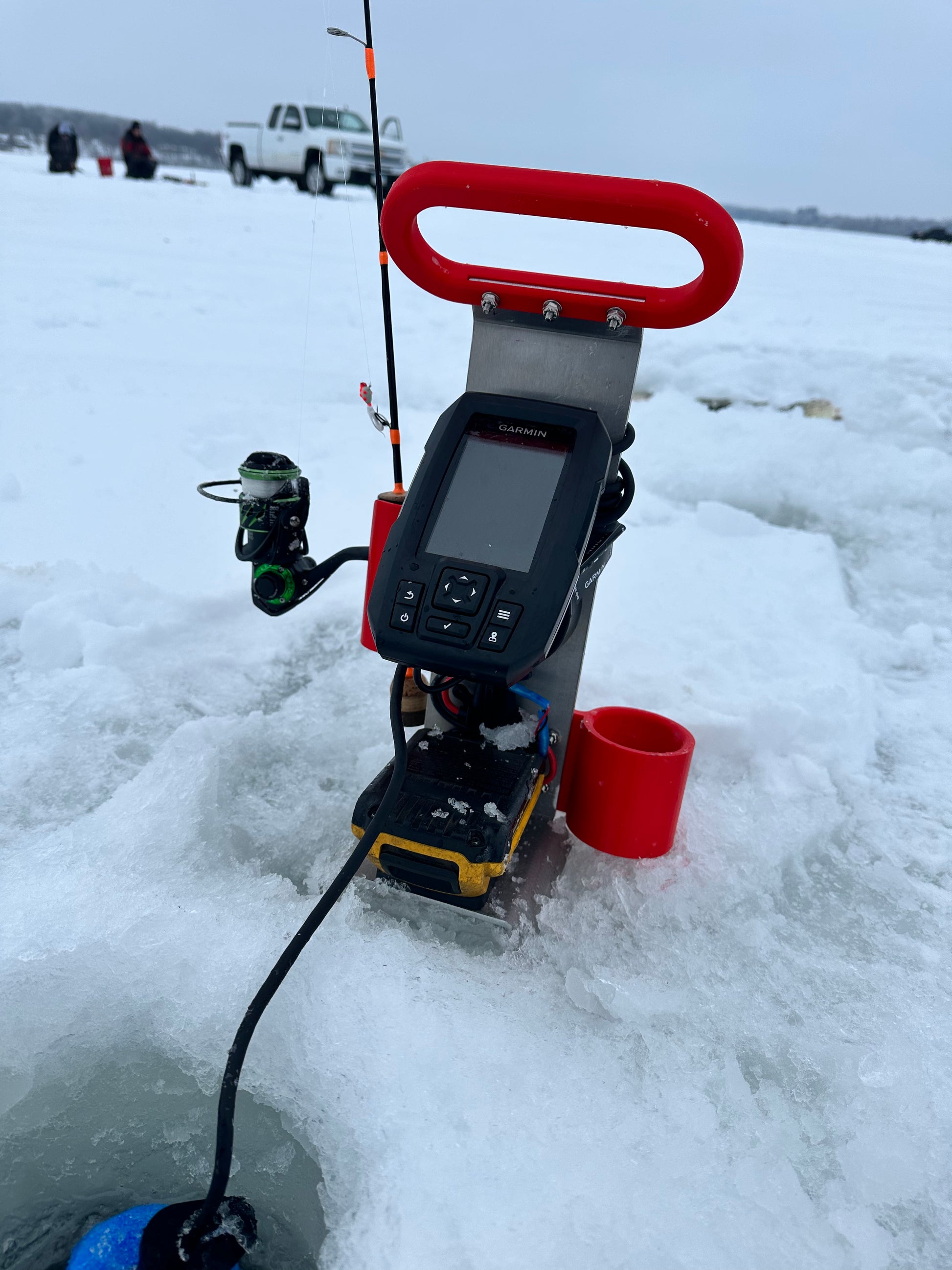 garmin ice fish finders Fishing Kit with Striker Vivid 4cv Fishfinder : Electronics docks and ramps Rugged Garmin Livescope Ice Garmin Ice